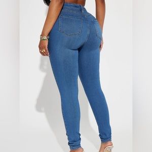 Fashion Nova Medium Blue Jeans